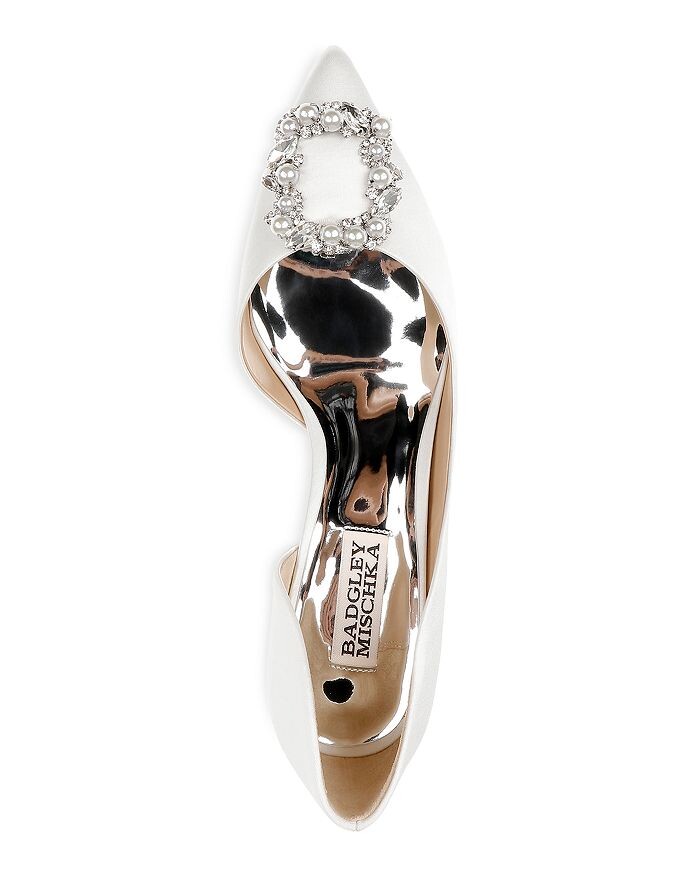 Женские туфли-лодочки d'Orsay с острым носком Fabia Badgley Mischka — фото 3