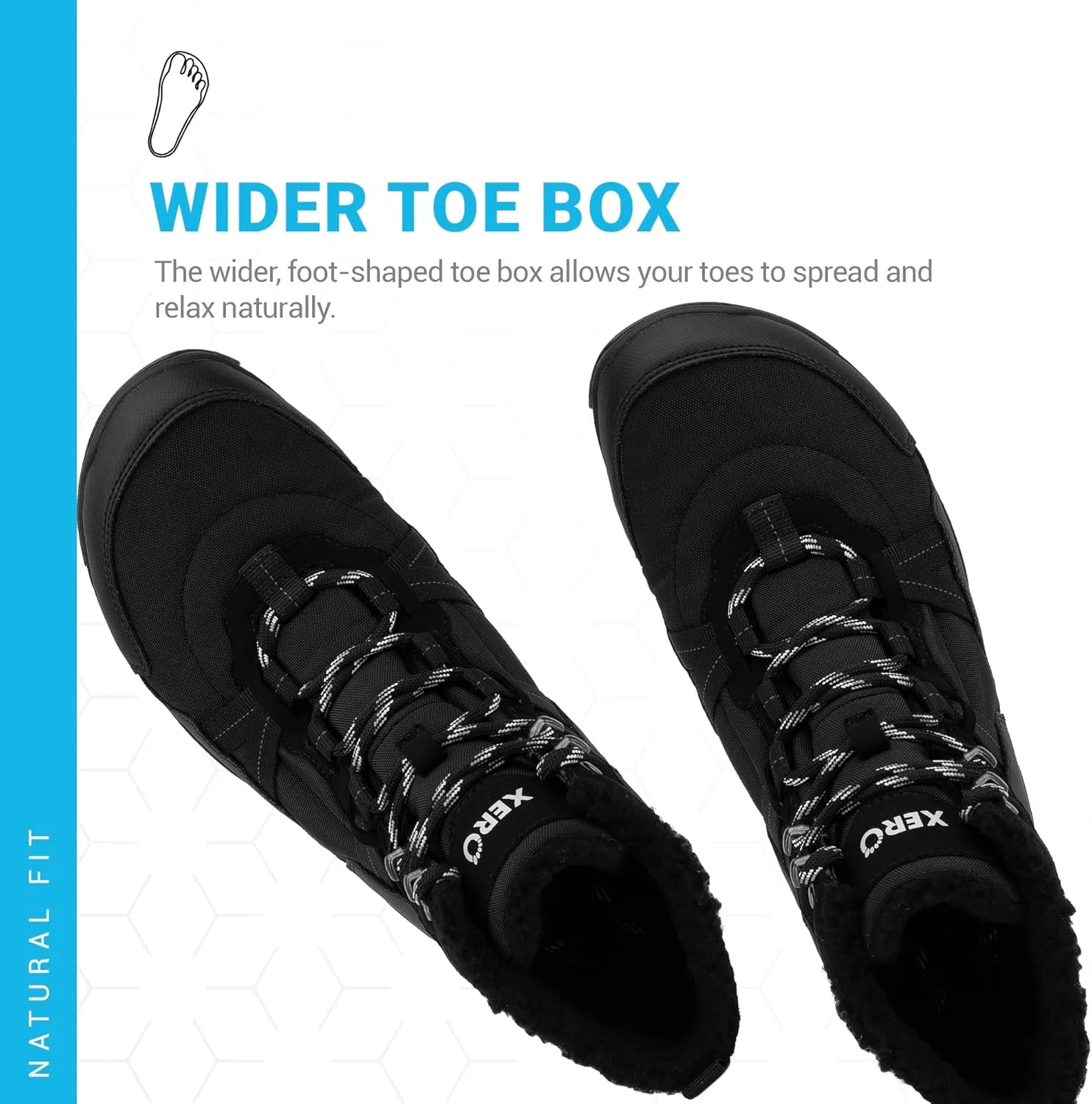 Мужские зимние ботинки Xero Shoes Alpine - водонепроницаемые, утепленные ботинки для активного отдыха, Black — фото 2