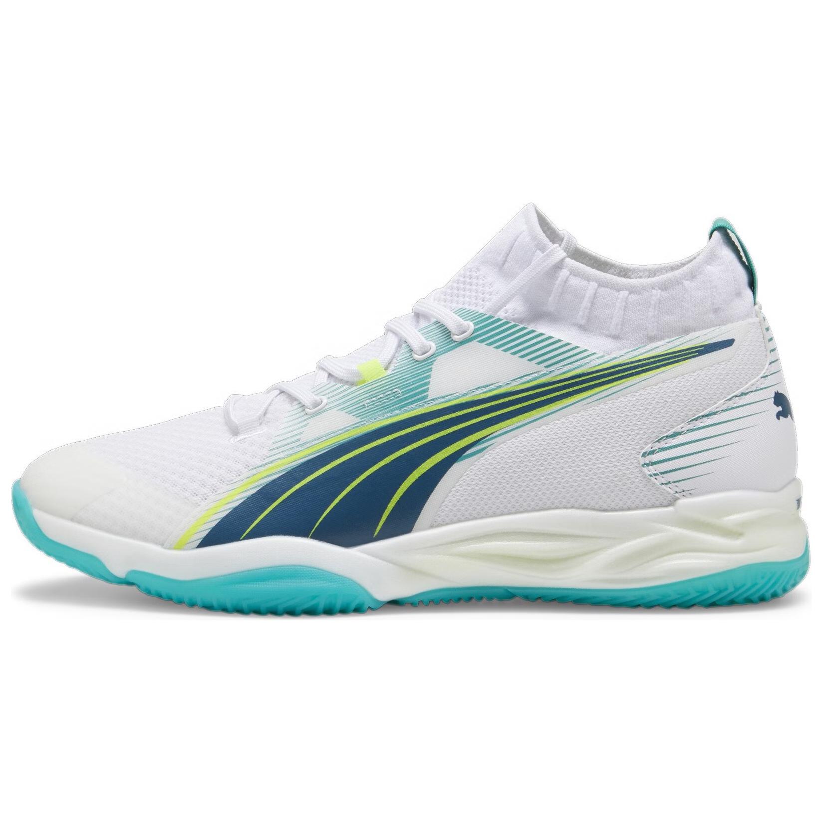 

PUMA Кроссовки Eliminate Nitro Mid Top мужские, белые, зеленые