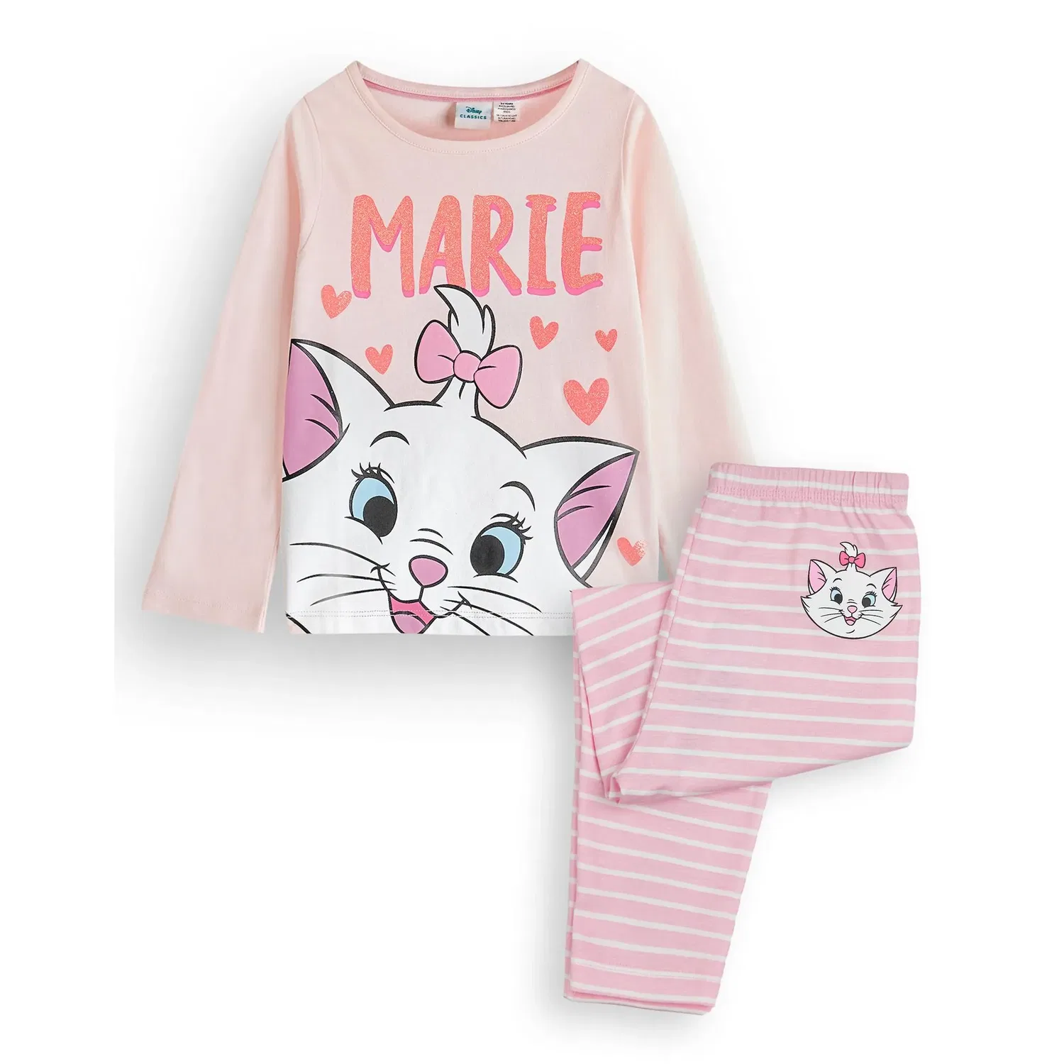 Пижама для девочек Marie The Aristocats Disney, розовый