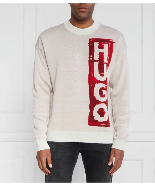 

Свитер Сохуго Regular fit Hugo, белый