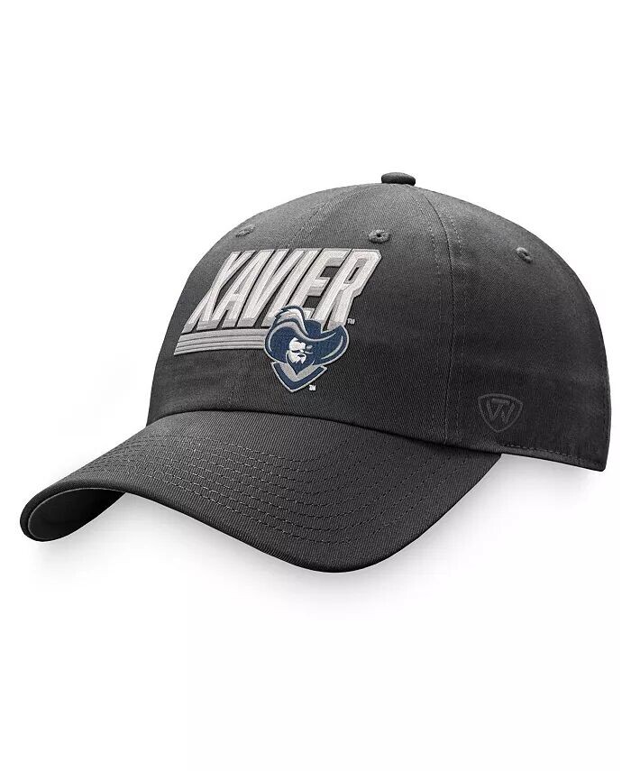 

Мужская темно-серая регулируемая шляпа Xavier Musketeers Slice Top Of The World