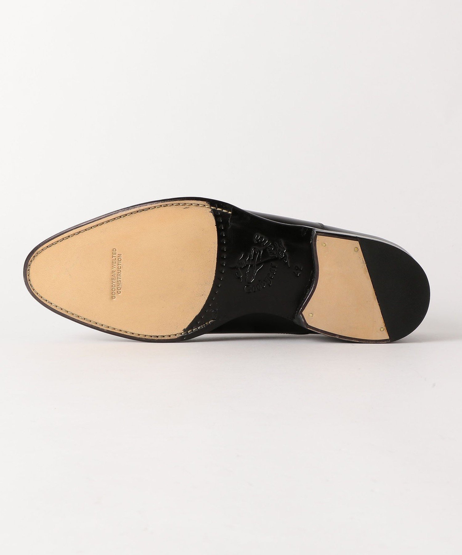Туфли с закрытым носком и пятью люверсами UNITED ARROWS green label relaxing, BLACK — фото 4