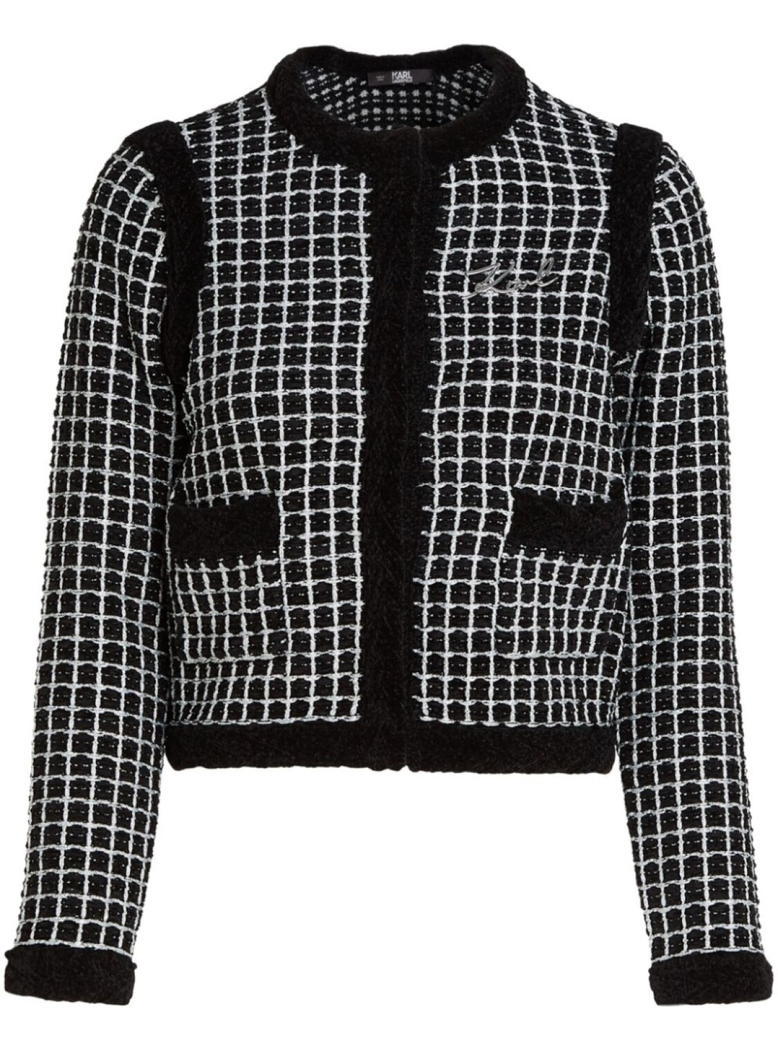 

Karl Lagerfeld кардиган с логотипом, черный
