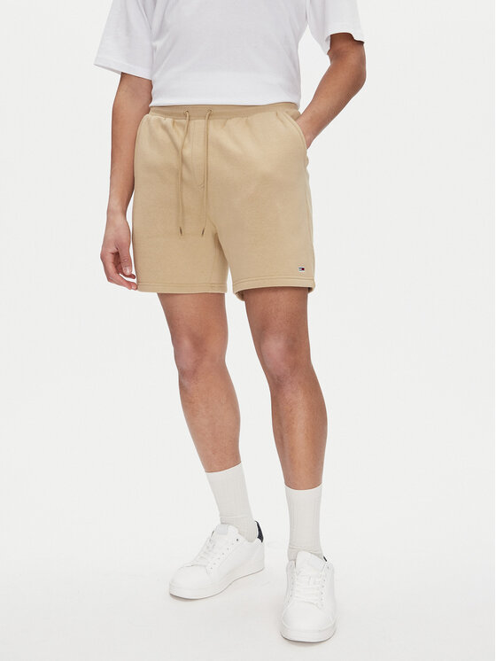 

Спортивные шорты обычного кроя Flag Beach DM0DM21931 Tommy Jeans, бежевый