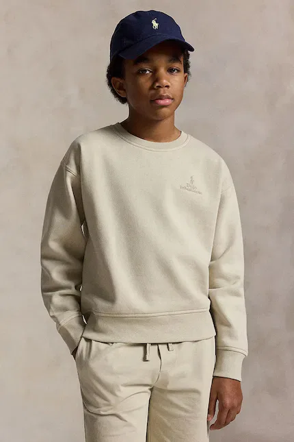 Худи детское Polo Ralph Lauren, бежевый