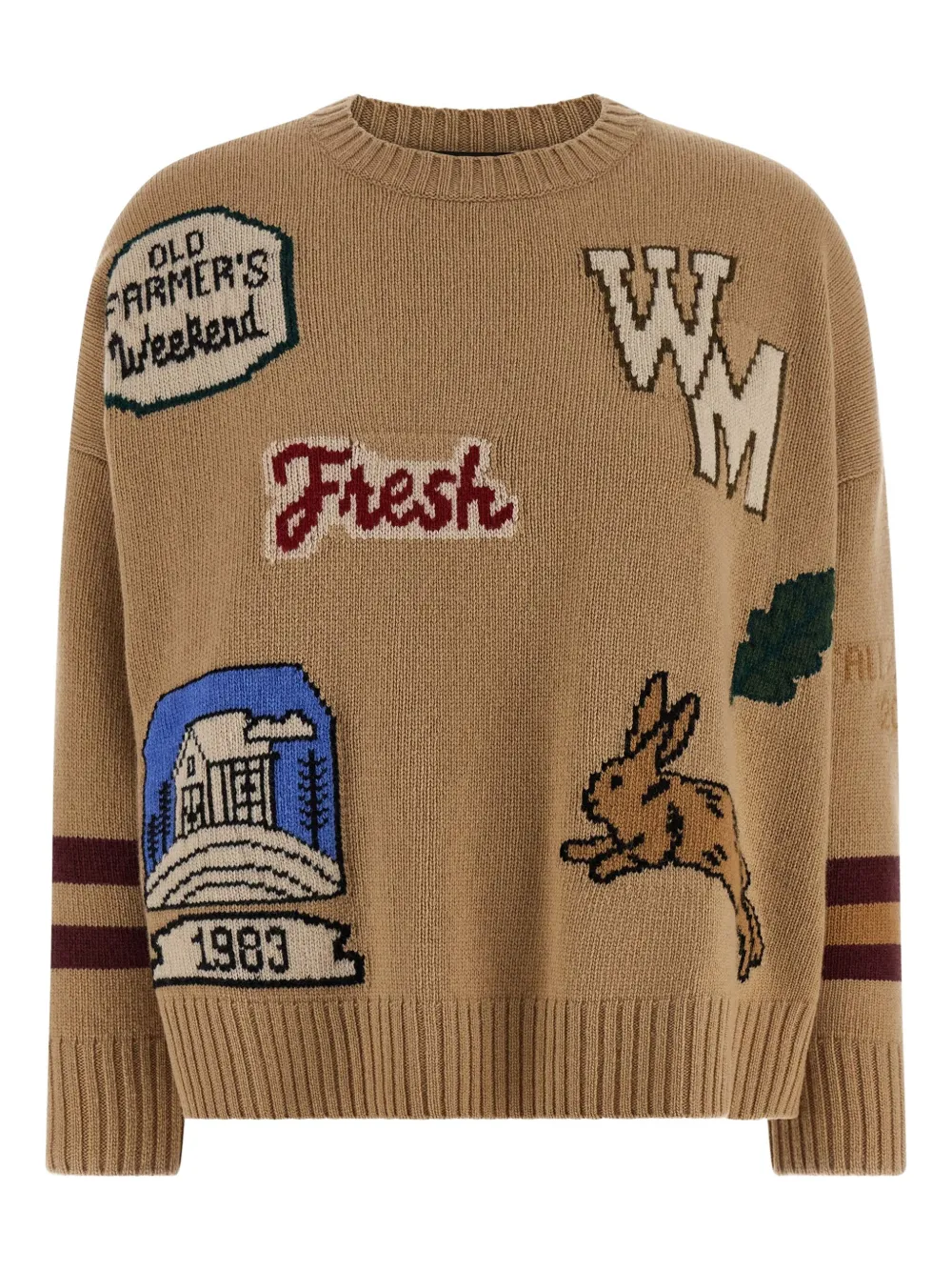 

Жаккардовый джемпер Pavidi Weekend Max Mara, нейтральный