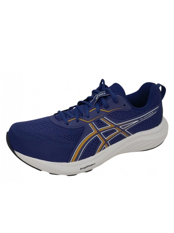 

Кроссовки на шнуровке asics, синий
