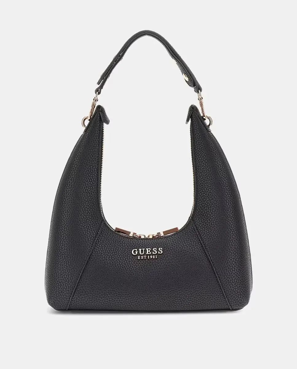 

Сумка через плечо с молнией и ручкой Guess, черный