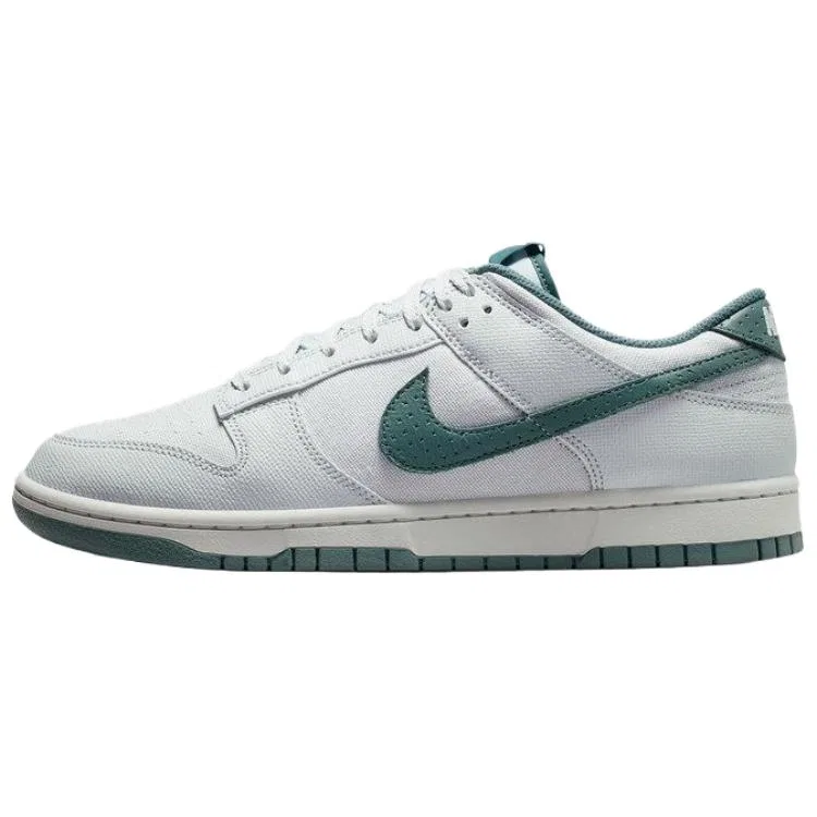 Кроссовки скейтбординговые Nike Dunk Low серо-зеленые