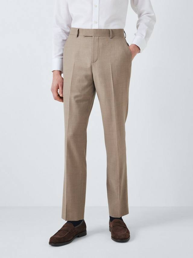 

Штаны Regular Fit Sharkskin Wool от Sholden John Lewis, Neutral