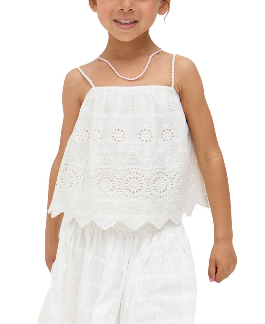 

Топ Rufa на тонких бретелях в клетку оконная рама Raffya Kids, White