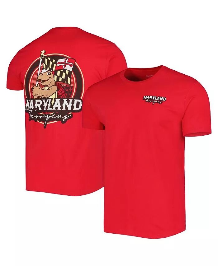 

Мужская красная футболка Maryland Terrapins Hyperlocal Image One