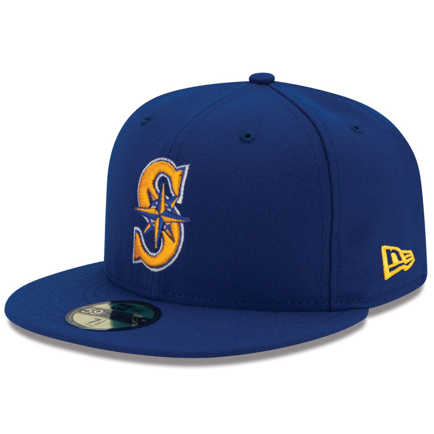 

Мужская облегающая шляпа New Era Royal Seattle Mariners Alternate 2 Authentic On Field 59FIFTY