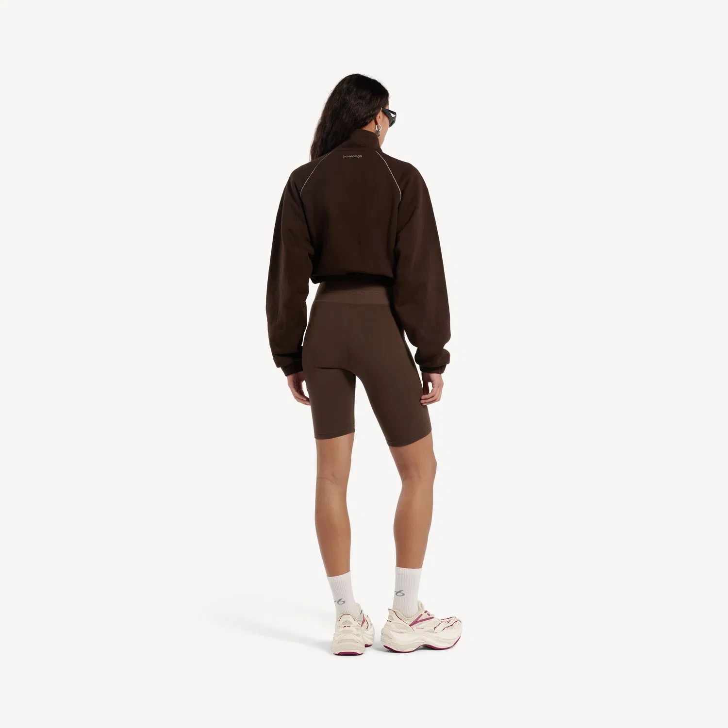 Женская куртка-трексьют Techwear цвета мокко Balenciaga — фото 4