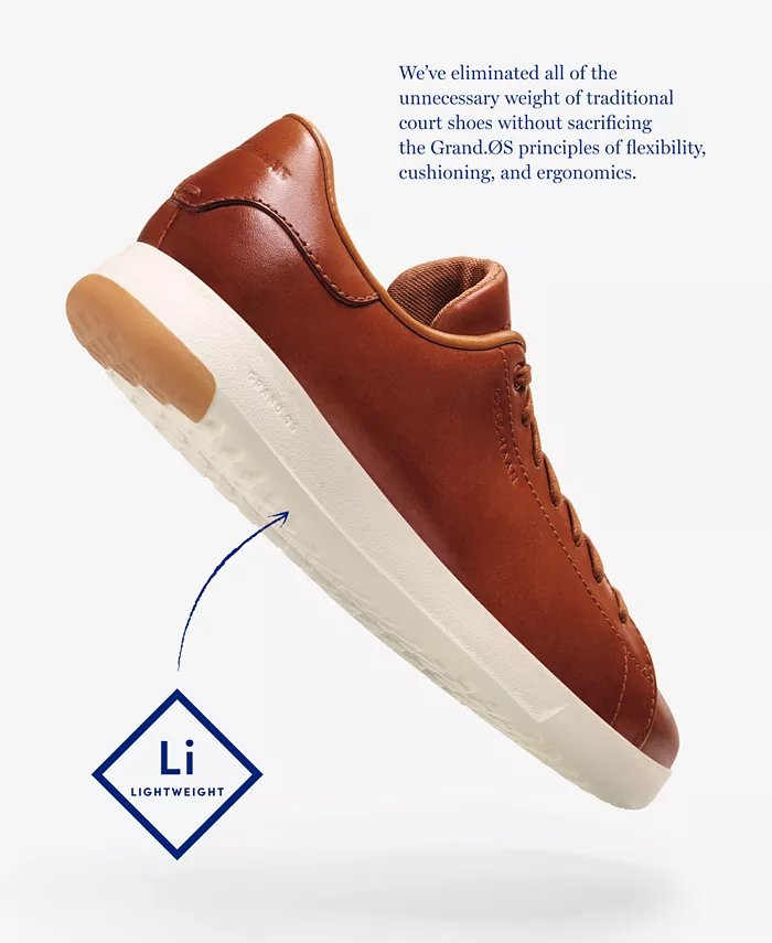 Мужские теннисные кроссовки GrandPro Cole Haan, коричневый — фото 2