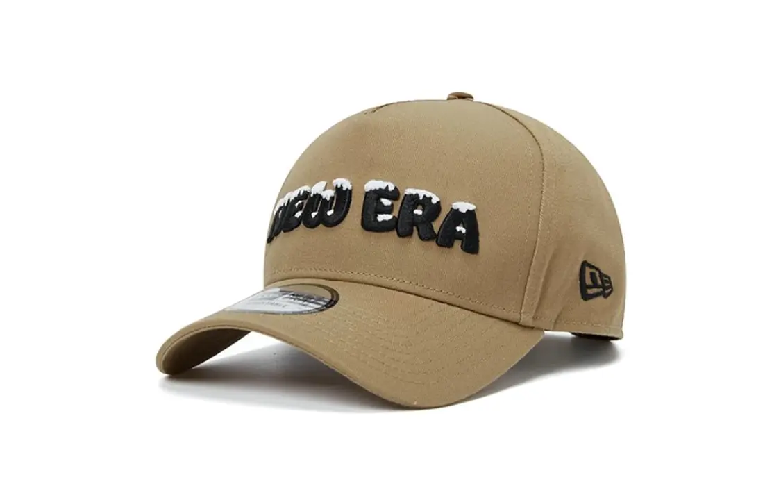 

New Era Шерстяная бейсболка унисекс коричневая, Brown