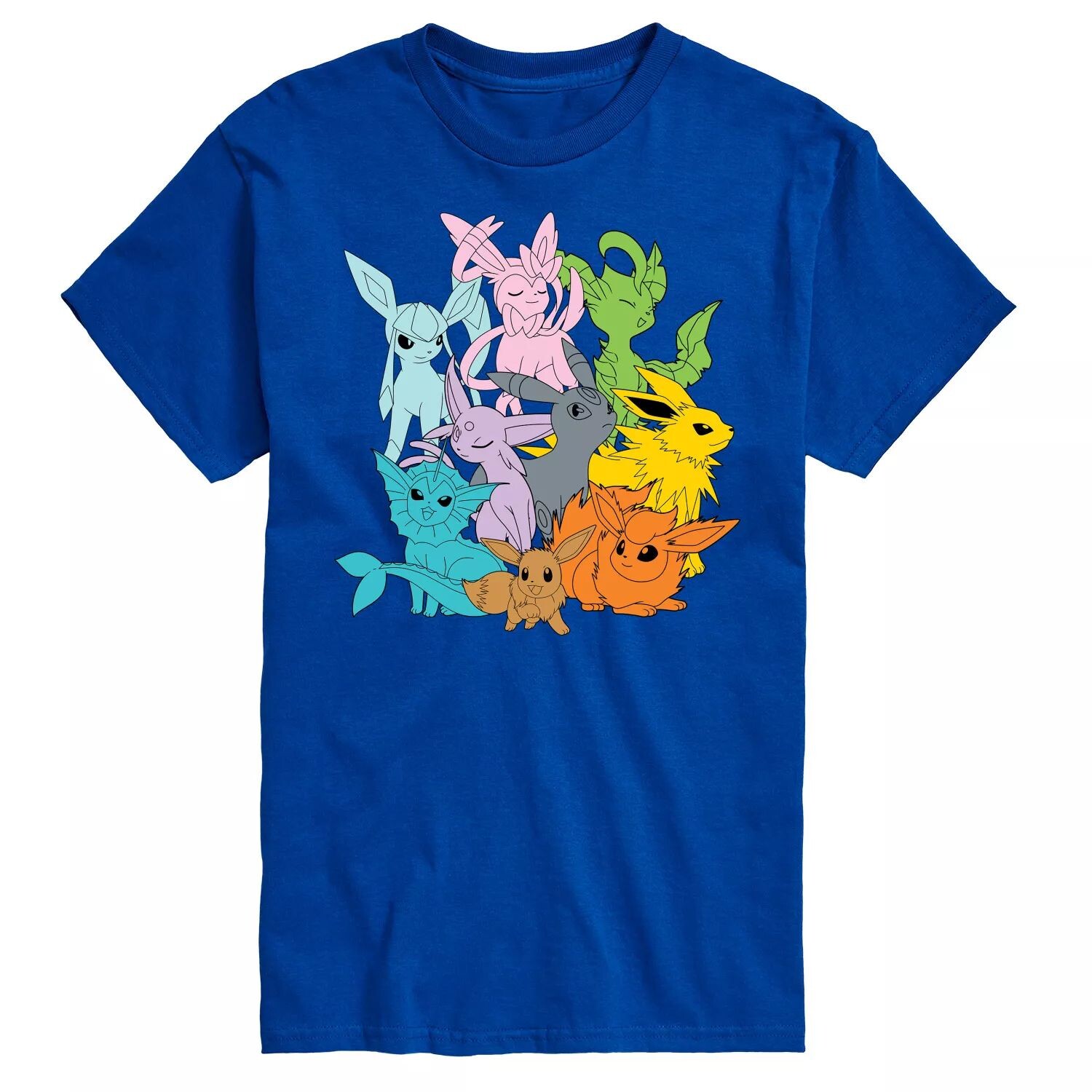 

Мужская футболка с рисунком Pokemon Eevolutions Licensed Character
