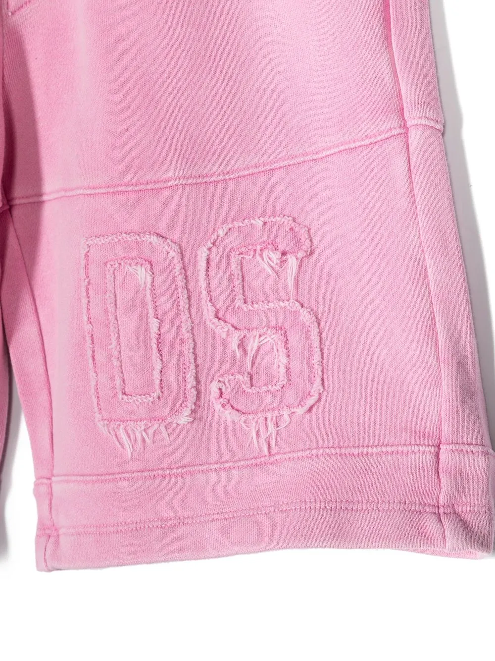 Спортивные шорты с нашивкой-логотипом Gcds Kids, розовый — фото 3