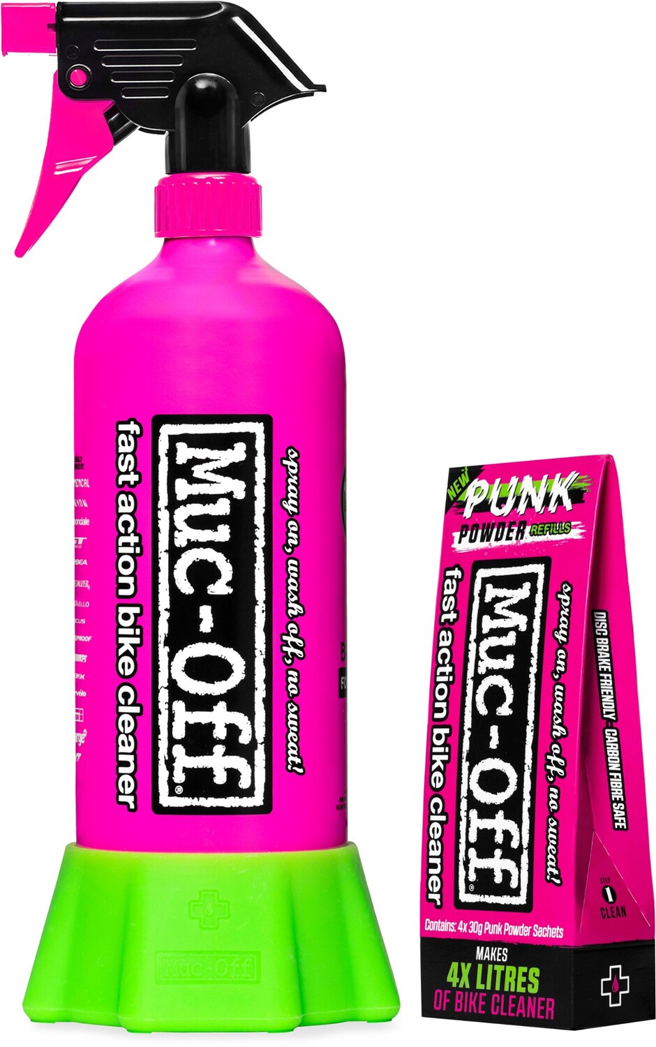 

Средство для чистки велосипедов Punk Powder — набор бутылок Muc-Off