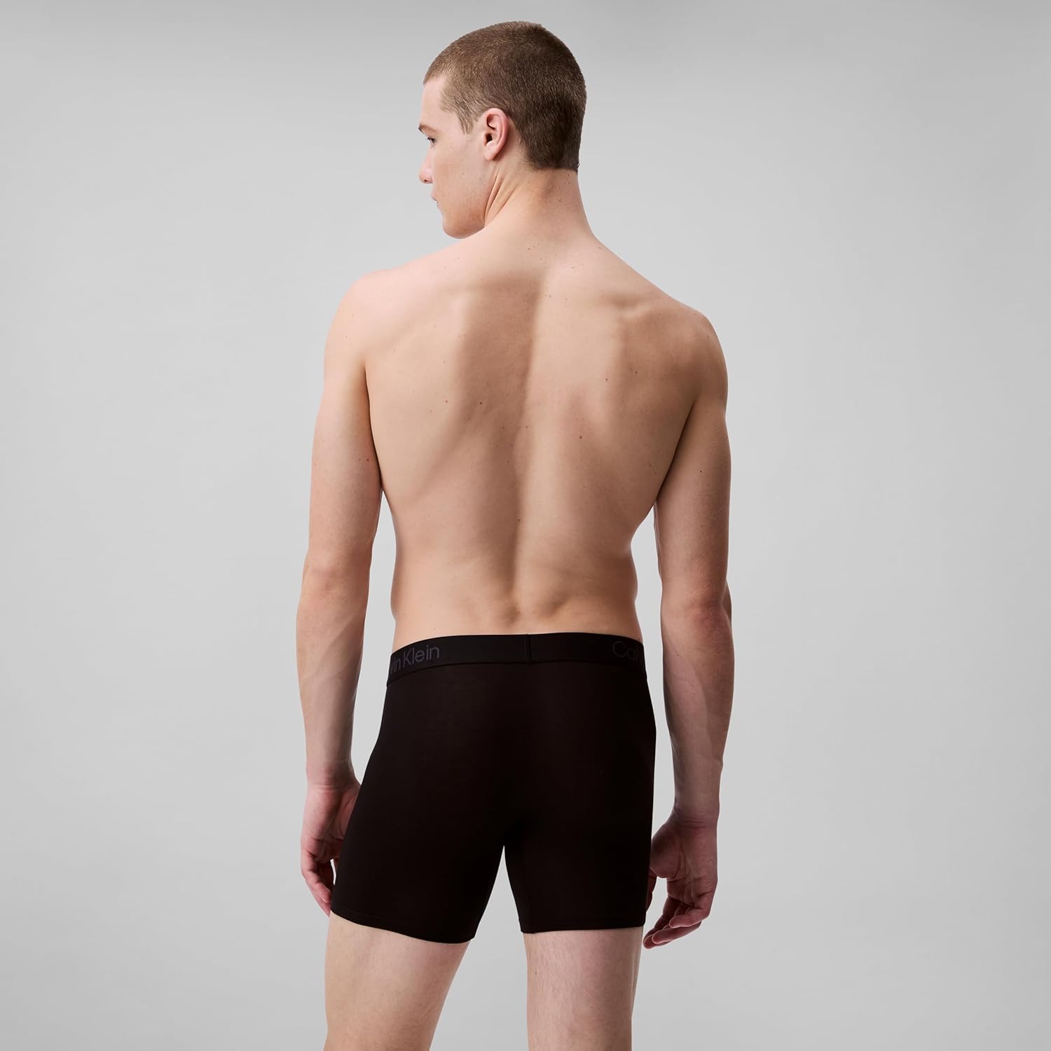Комплект из 3-х трусов-боксеров Calvin Klein Mens Ultra Soft Modern Modal, 3 Black — фото 3