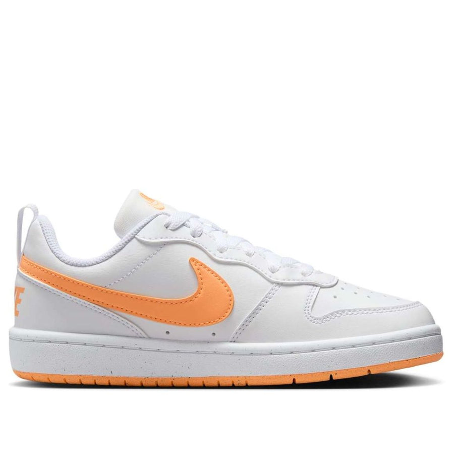 Кроссовки (GS) Nike Court Borough Low Recraft 'White Peach Cream', белый — фото 2