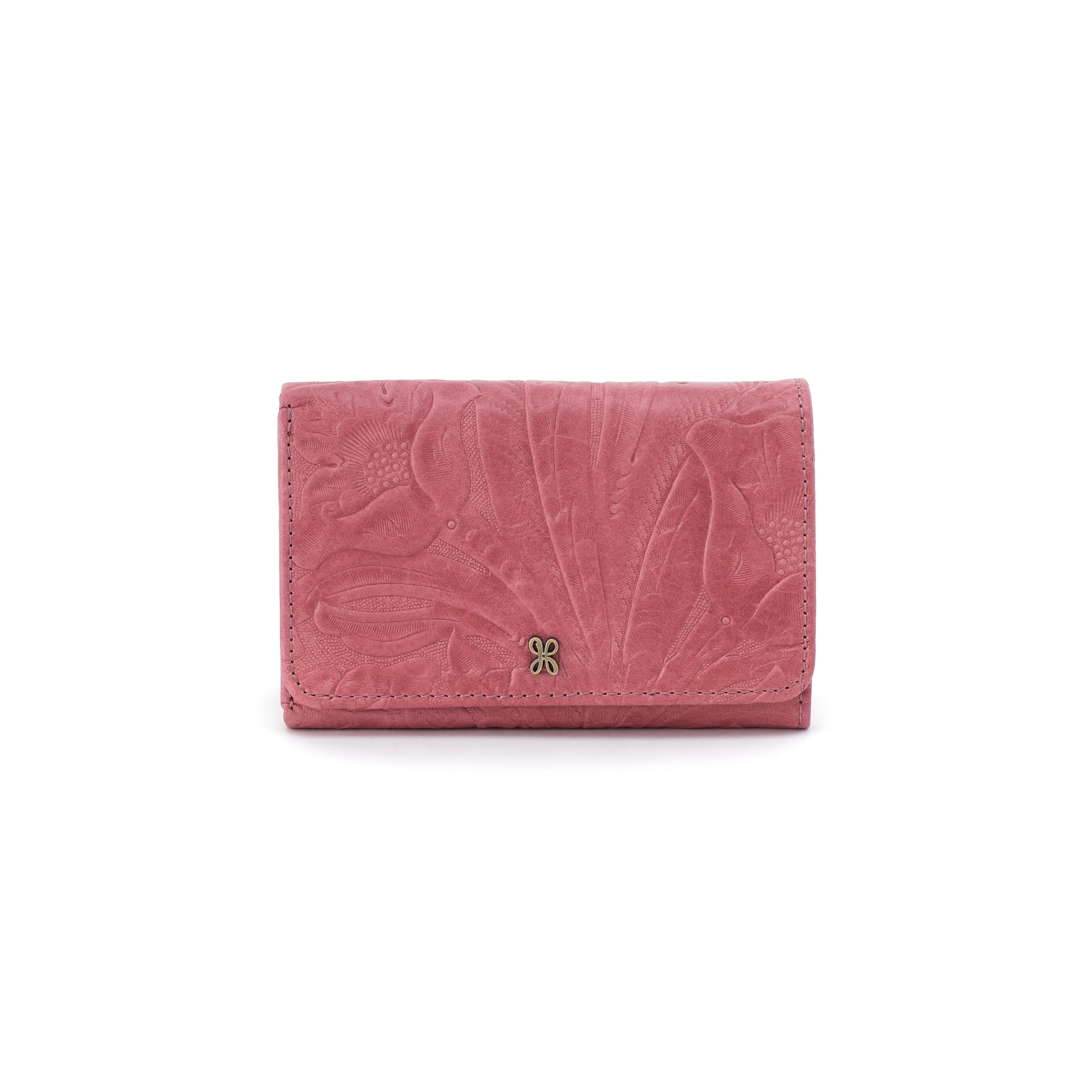 

Кошелек HOBO Jill Trifold Wallet, цвет Mauve Tooled Emboss