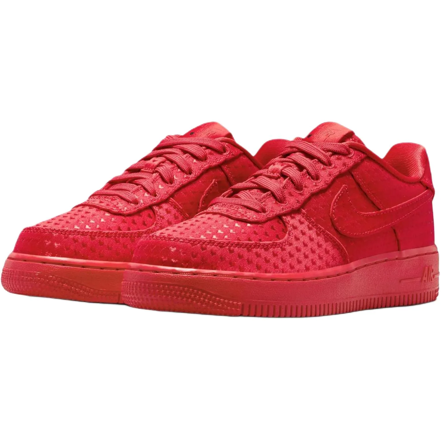 Nike Кроссовки для скейтбординга Air Force 1 Low top Kids' Red — фото 4