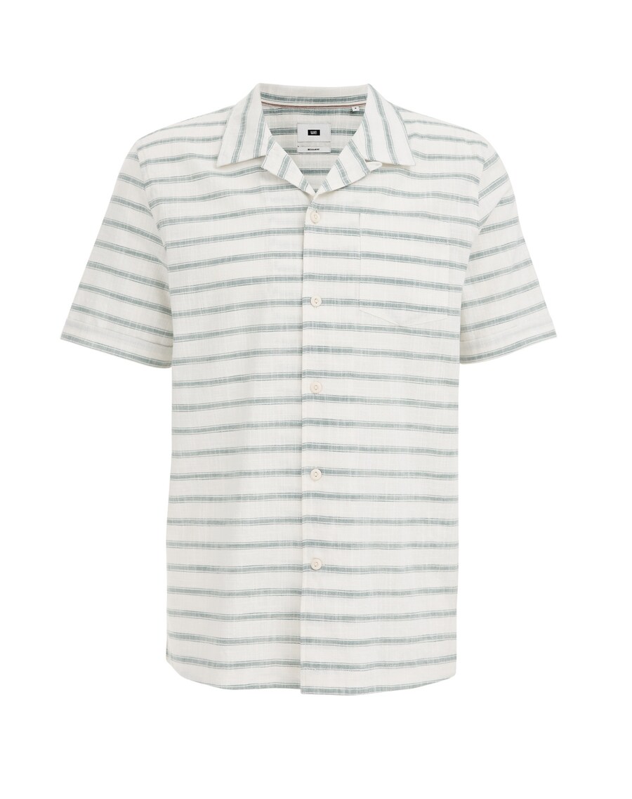 

Повседневная рубашка WE Fashion Regular fit Button Up Shirt, бежевый
