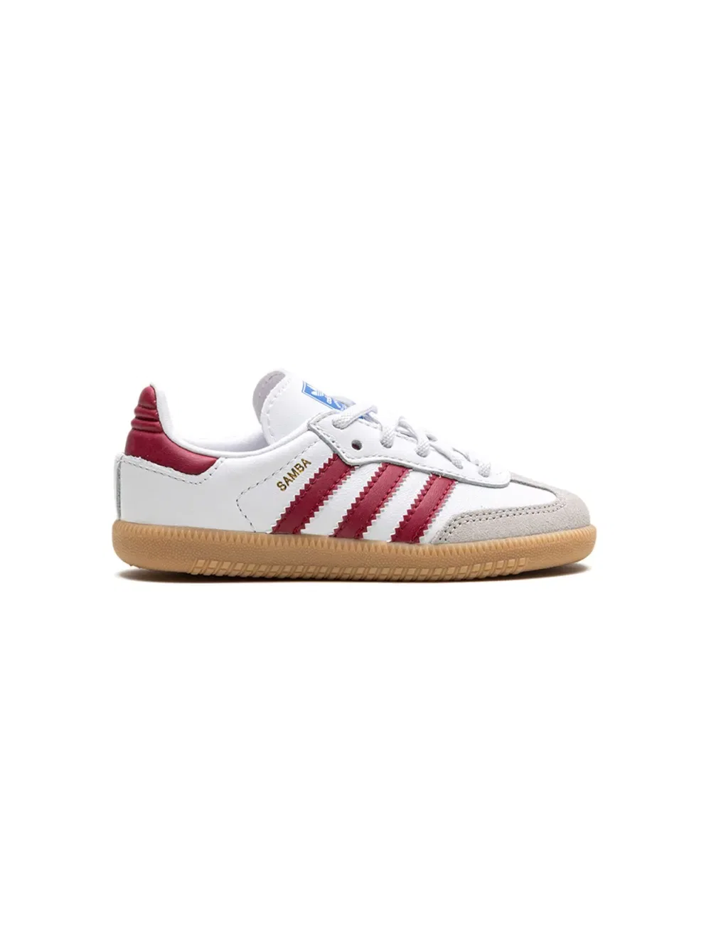 Кроссовки Samba og el i "бордовый/жевательная резинка" Adidas Kids — фото 2