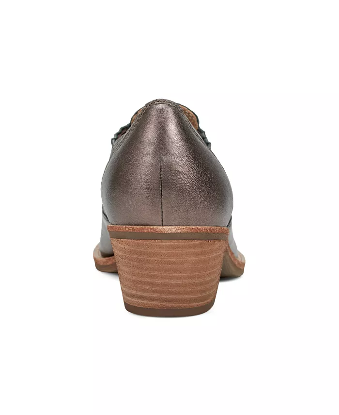 Женские балетки Jalin Almond Toe Slip-On Shooties Earth, коричневый — фото 3