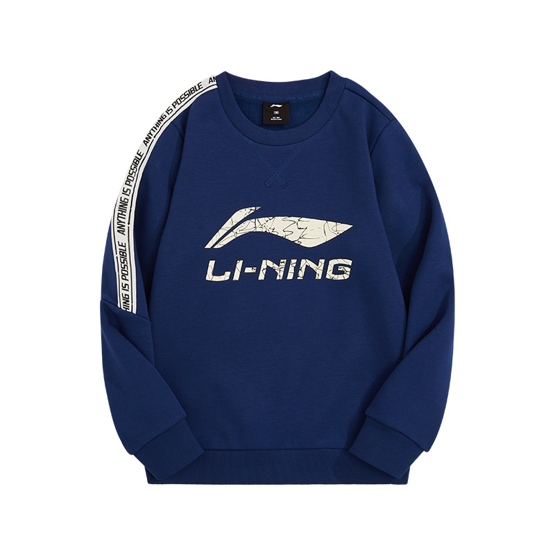 

LINING Свитшот унисекс темно-синяя