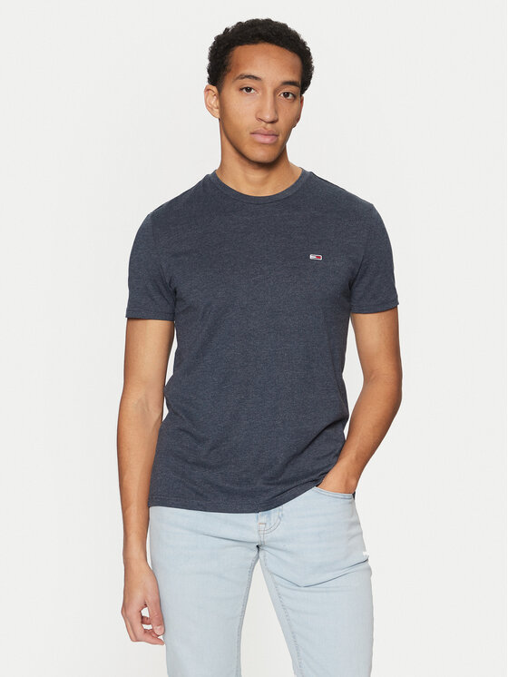 

Облегающая футболка Jaspe DM0DM20363 Tommy Jeans, синий