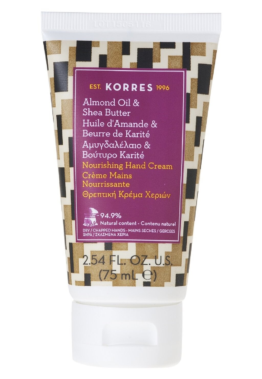 

Крем для рук Almond Oil & Shea Butter Nourishing Hand Cream KORRES
