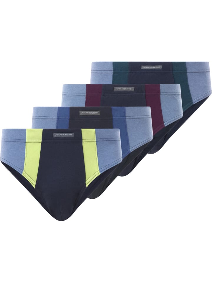 

Трусы Jan Vanderstorm 4er Pack Sportslip FINNBARR, синий