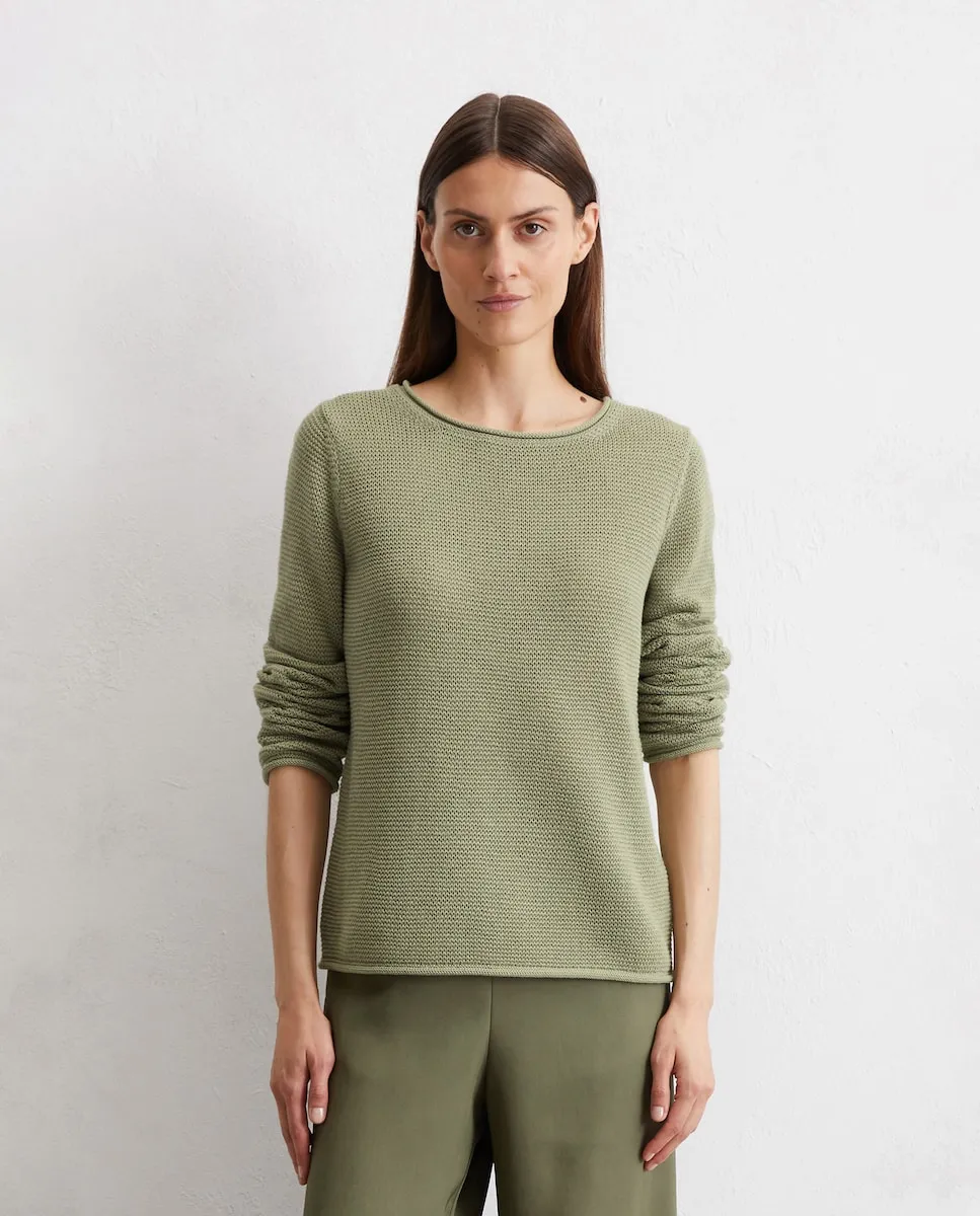 

Женские свитшоты обычного кроя из мягкого хлопкового трикотажа MARC O'POLO, зеленый