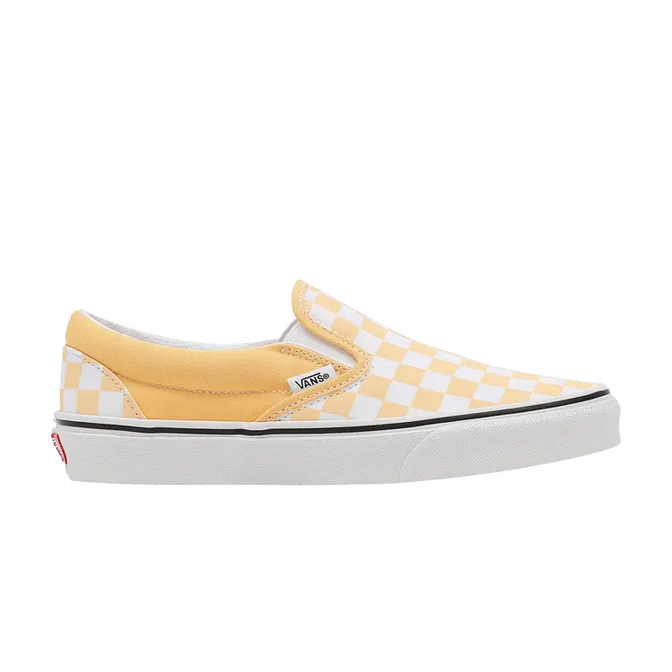 

Шлепанцы Vans Classic Slip-On Checkerboard - Flax, желтый