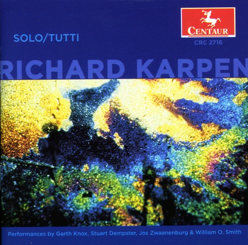 

CD диск Karpen / Knox / Zwaanenburg / Dempster / Smith: Solo / Tutti