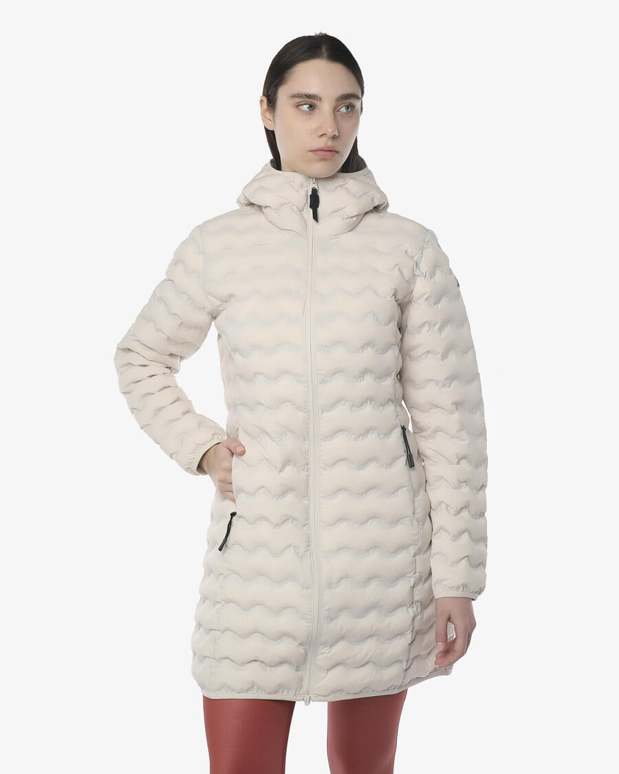 

JAKED Женская куртка кремового цвета из синтетического материала для фитнеса