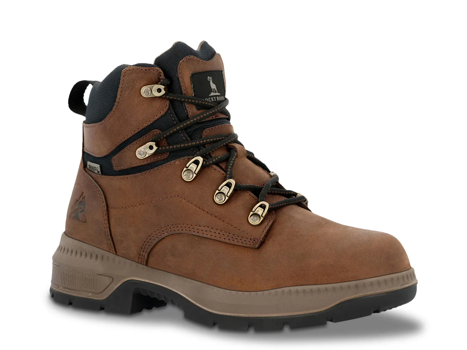 

Сапоги Worksmart Waterproof Work Boot Rocky, темно-коричневый