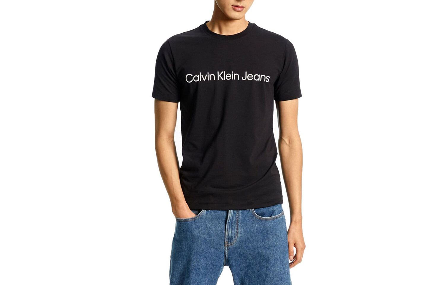 

Мужская футболка Calvin Klein, цвет Black