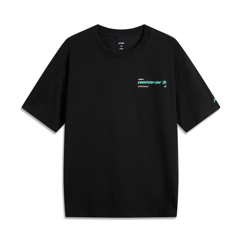 

LINING Футболка CF Tracing мужская black