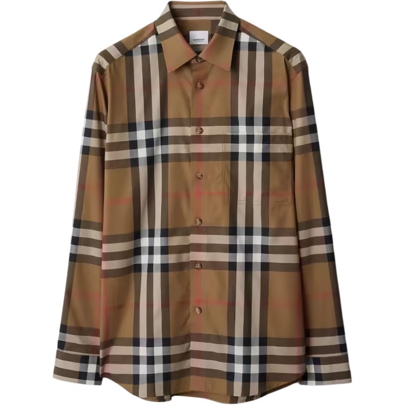 

Burberry Рубашка мужская коричневый