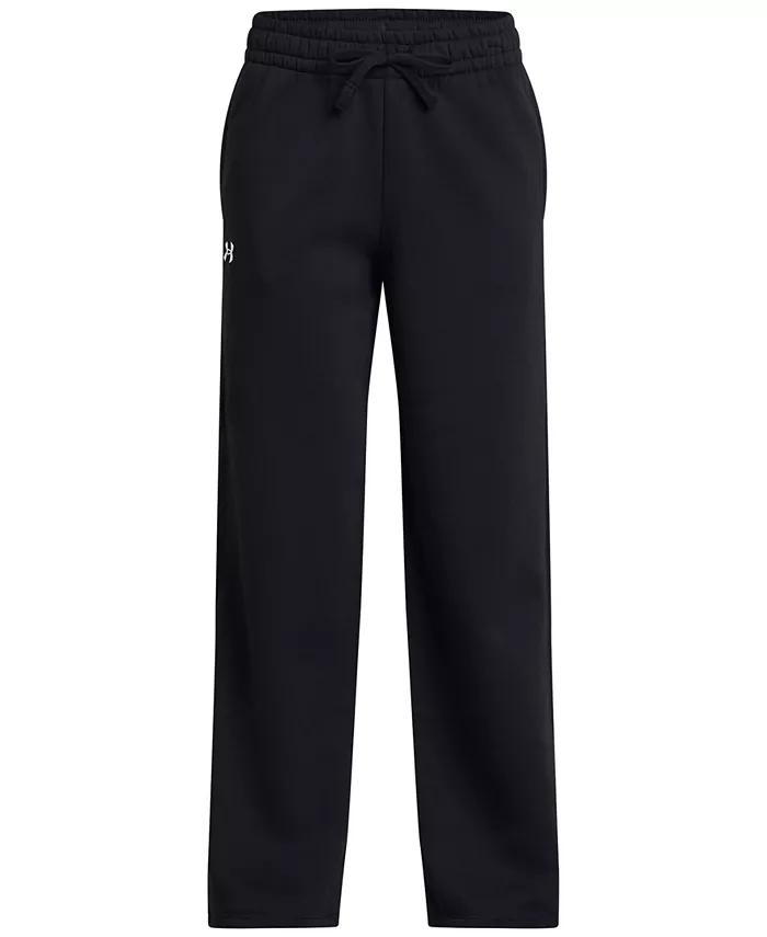 

Прямые брюки Big Girls Rival Fleece Under Armour, черный