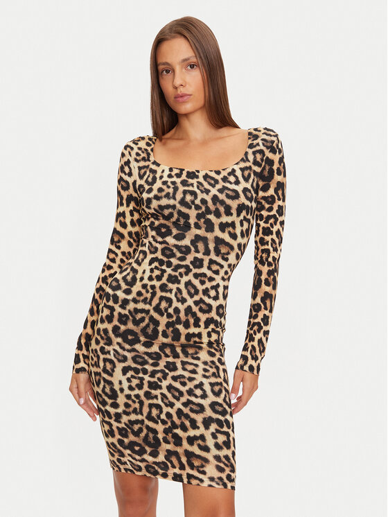 

Коктейльное платье узкого кроя Marciano Guess, коричневый