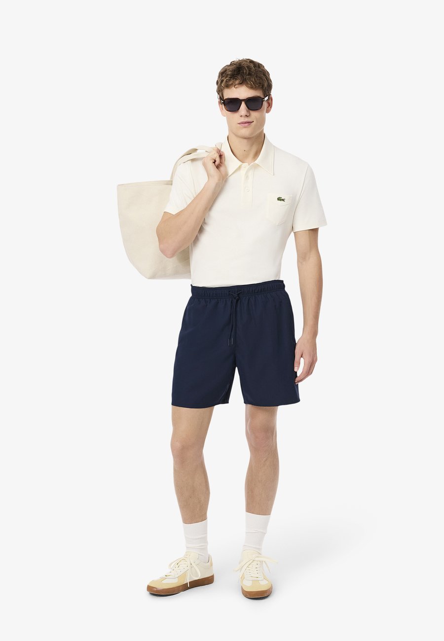 Шорты для плавания Lacoste Swimming shorts, Bleu Marine Vert/Blue — фото 4
