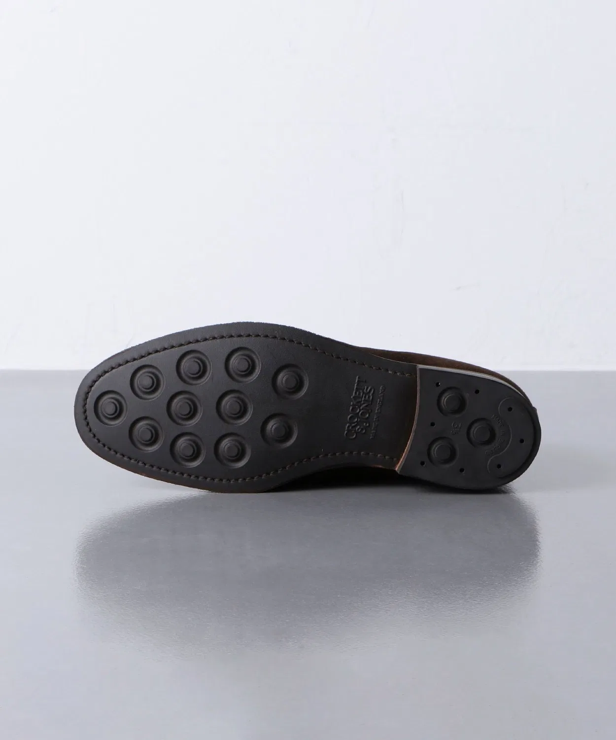 Ботинки чакка CHERTSEY CROCKETT&JONES на подошве Dainite, тёмно-коричневые — фото 4