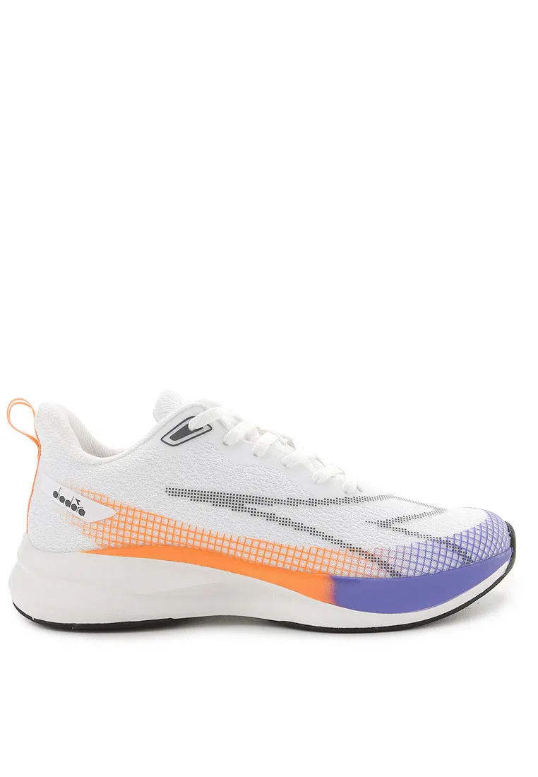 Кроссовки мужские спортивные, Purlo Diadora, белый/фиолетовый