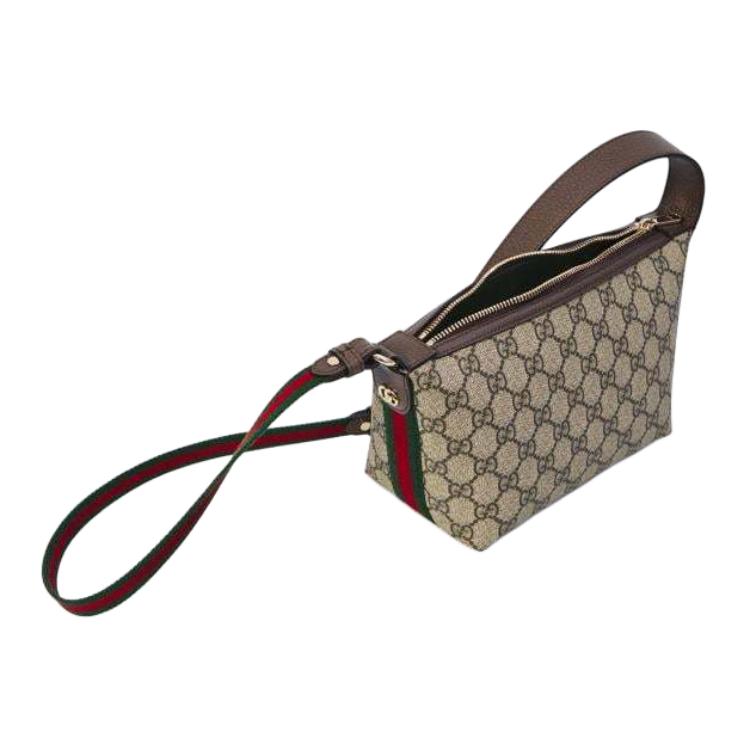 Женская сумка через плечо GUCCI Ophidia из кожи — фото 4