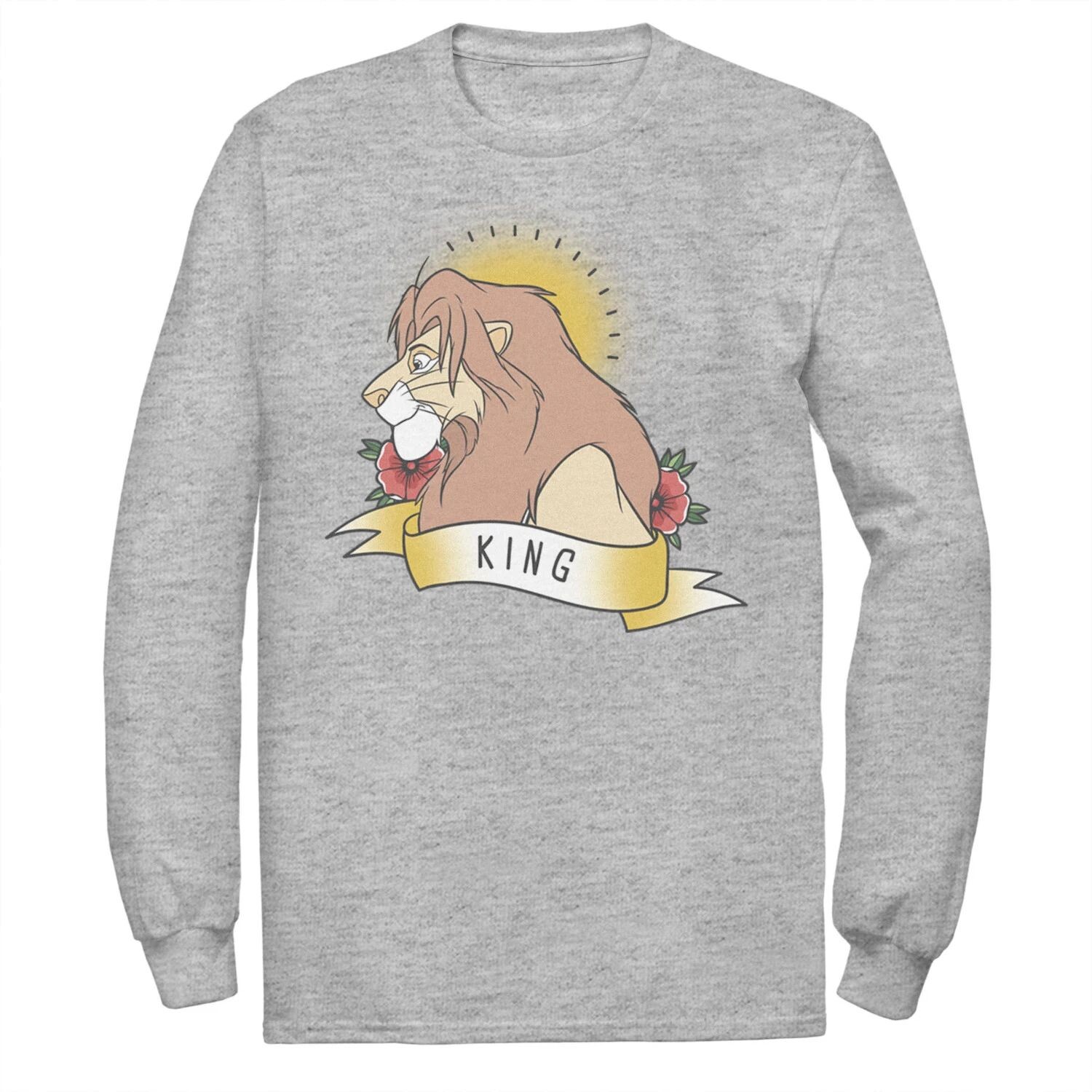 

Мужская желтая футболка Disney King Lion King Simba King Tattoo Licensed Character, Желтый, Мужская желтая футболка Disney King Lion King Simba King Tattoo Licensed Character